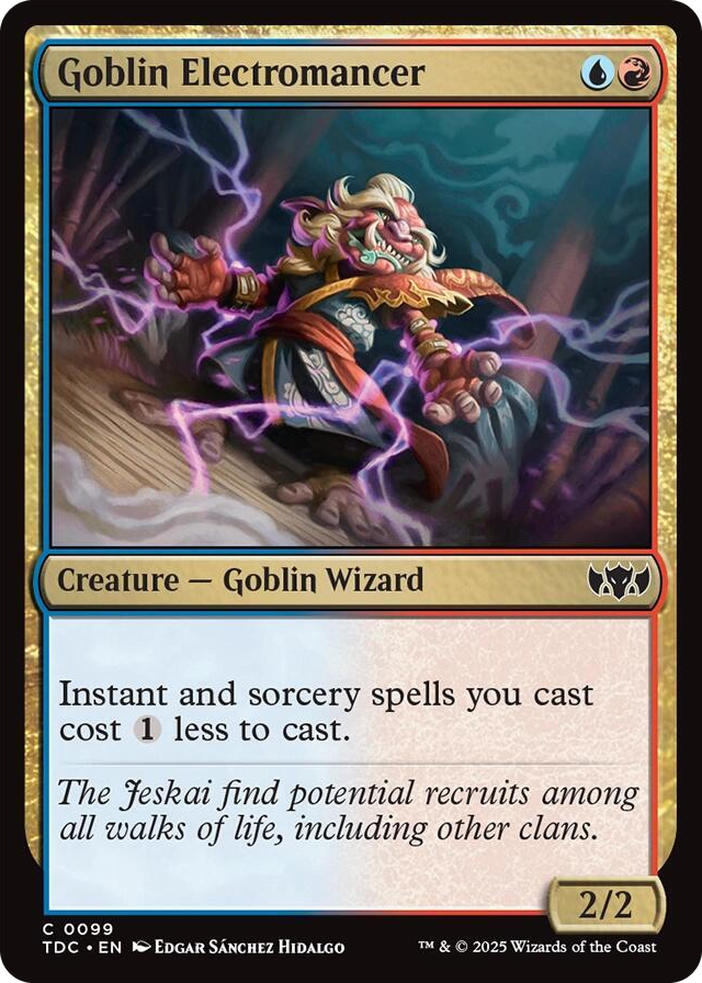 0099 Goblin Electromancer C Commander: Tarkir: Dragonstorm