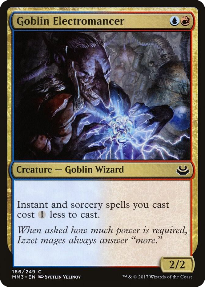 Goblin Electromancer #166 C - Modern Masters 2017 Pokemon card