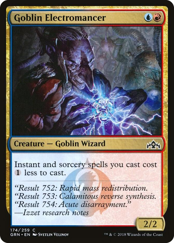 0174 Goblin Electromancer C Guilds of Ravnica