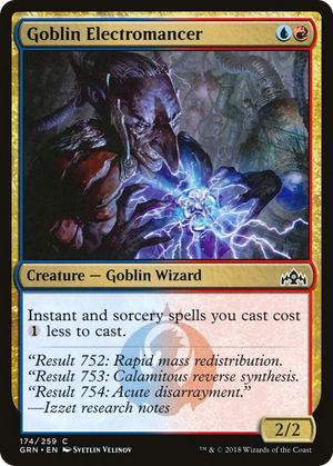0174 Goblin Electromancer C Guilds of Ravnica