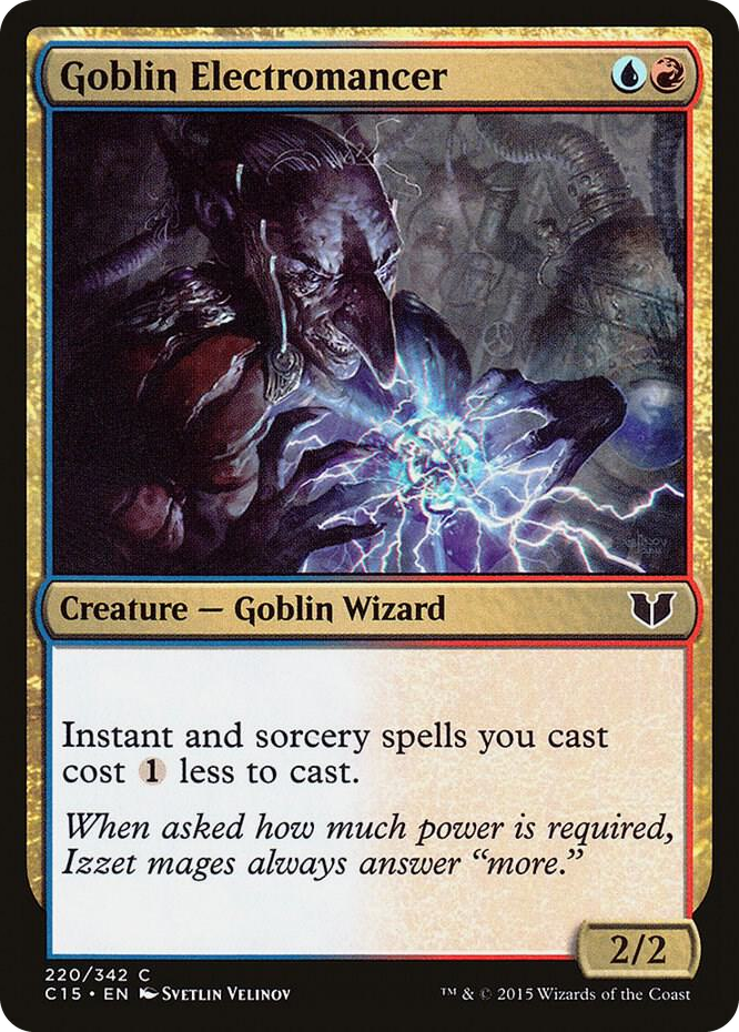 0220 Goblin Electromancer C Commander 2015