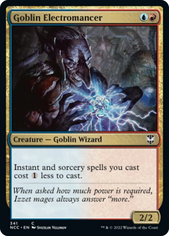 0341 Goblin Electromancer C Commander: Streets of New Capenna