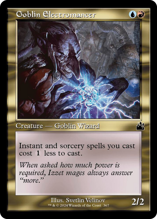0367 Goblin Electromancer (Retro Frame) C Ravnica Remastered