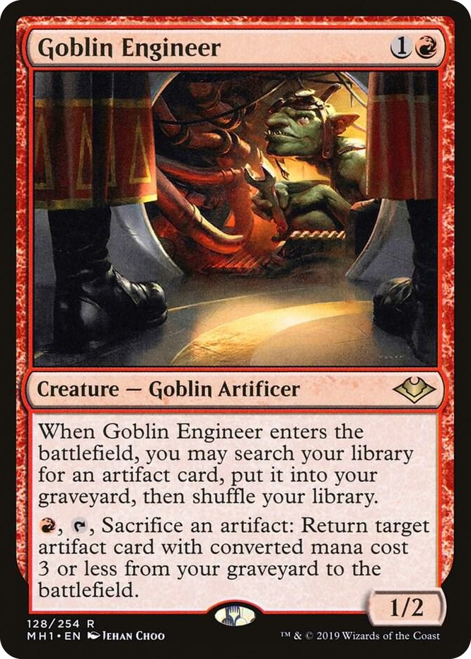 0128 Goblin Engineer R Modern Horizons