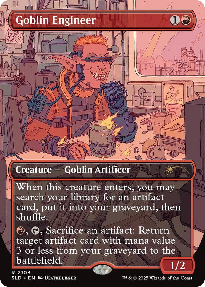 Goblin Engineer #2103 R - Secret Lair Drop Series Pokemon card