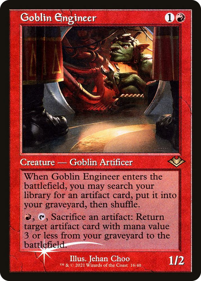 0016 Goblin Engineer (Retro Frame) R Modern Horizons