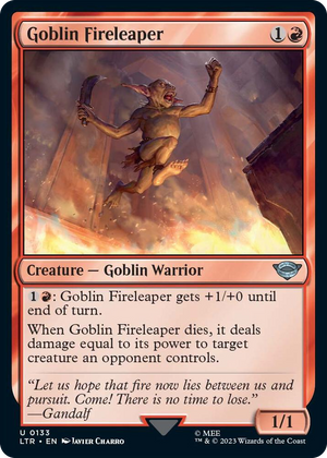 0133 Goblin Fireleaper U Universes Beyond: The Lord of the Rings: Tales of Middle-earth