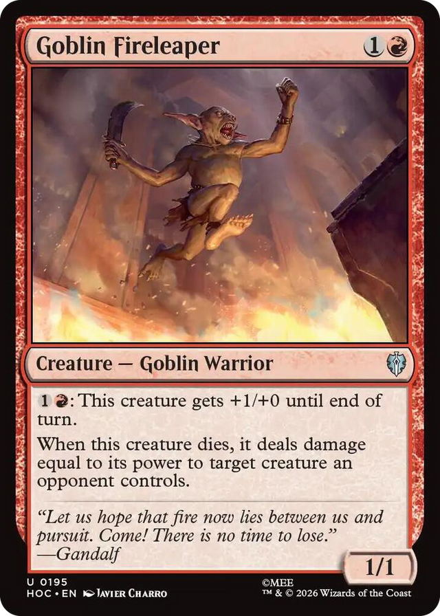 0195 Goblin Fireleaper U The Hobbit: Eternal-Legal