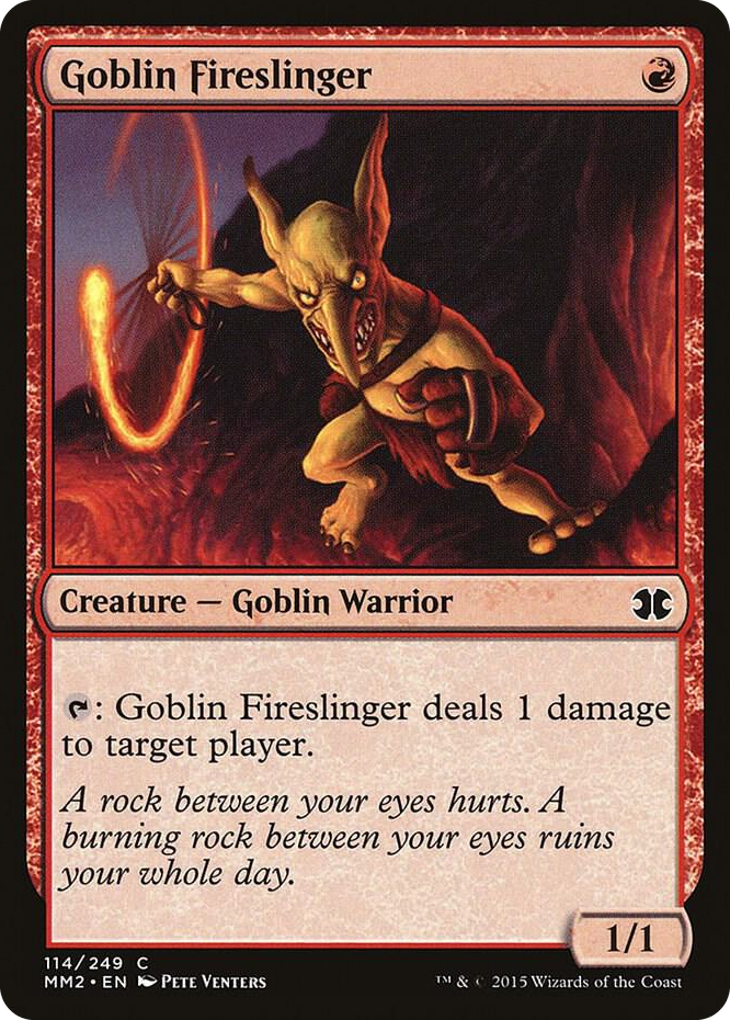 0114 Goblin Fireslinger C Modern Masters 2015
