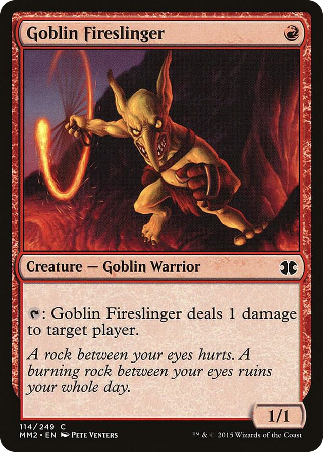 0114 Goblin Fireslinger C Modern Masters 2015