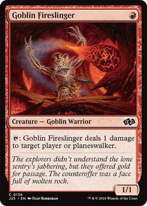 0136 Goblin Fireslinger C Foundations Jumpstart