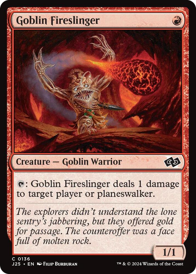 0136 Goblin Fireslinger C Foundations Jumpstart