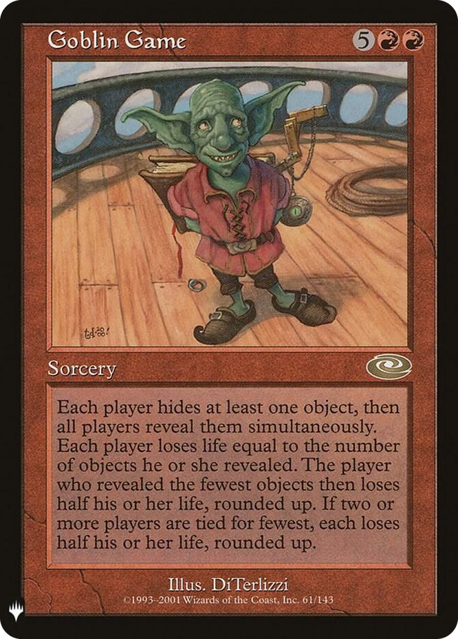 0061 Goblin Game R The List Reprints