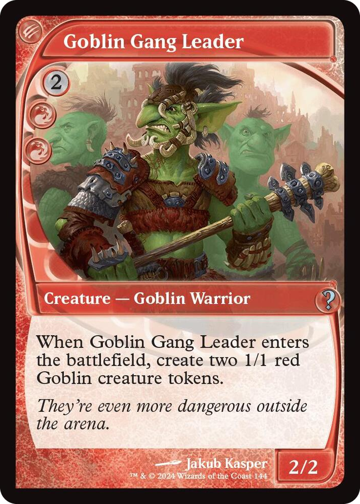 0144 Goblin Gang Leader (Future Sight) U Mystery Booster 2