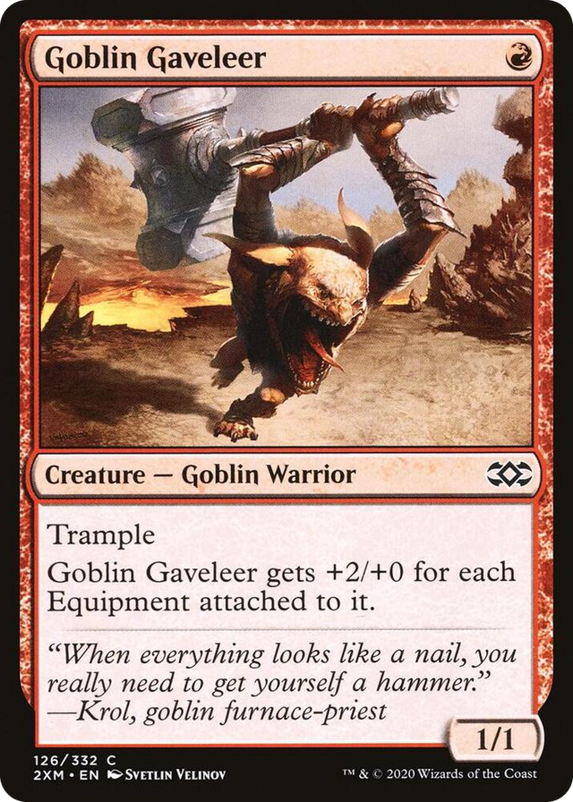 0126 Goblin Gaveleer C Double Masters