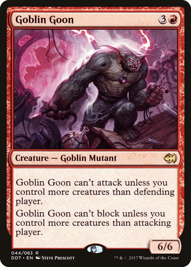 0044 Goblin Goon R Duel Decks: Merfolk vs. Goblins