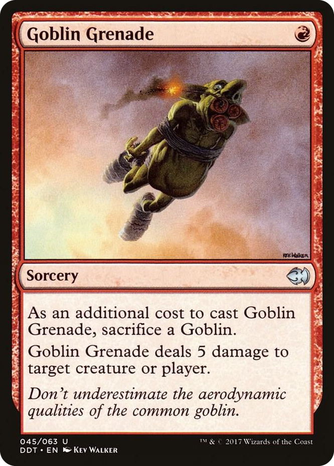 0045 Goblin Grenade U Duel Decks: Merfolk vs. Goblins