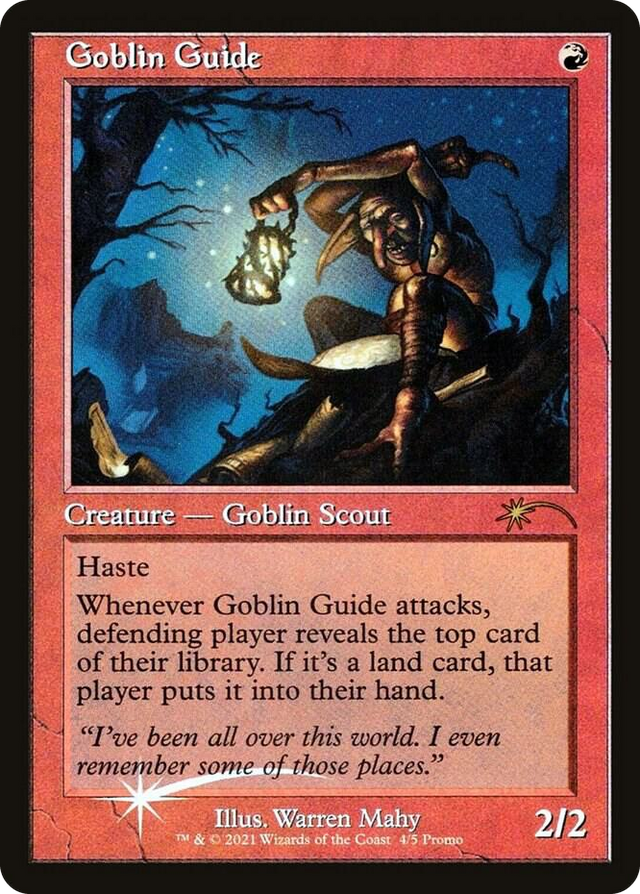 0004 Goblin Guide (Retro Frame) P WPN & Gateway Promos