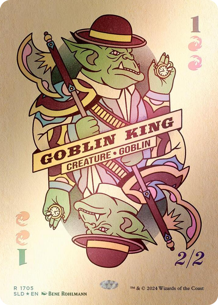 Goblin King (1705) (Rainbow Foil) #1705 R - Secret Lair Drop Series Pokemon card