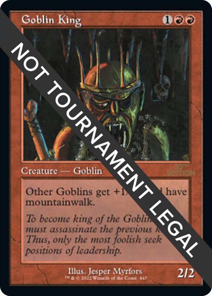 0447 Goblin King (Retro Frame) R 30th Anniversary Edition
