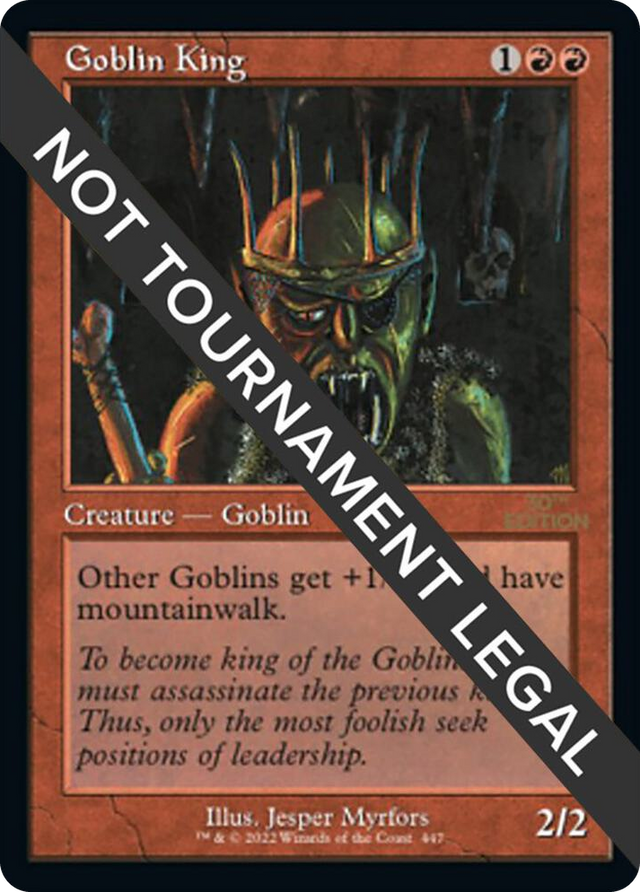 0447 Goblin King (Retro Frame) R 30th Anniversary Edition