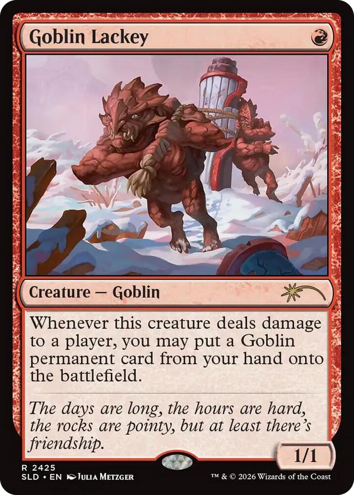 Goblin Lackey (2425) #2425 R - Secret Lair Drop Series Pokemon card