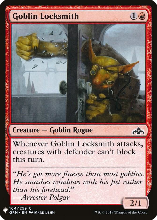 0104 Goblin Locksmith C The List Reprints
