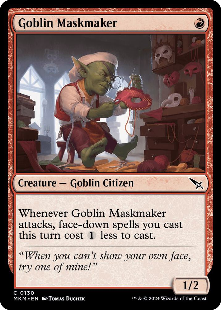 0130 Goblin Maskmaker C Murders at Karlov Manor