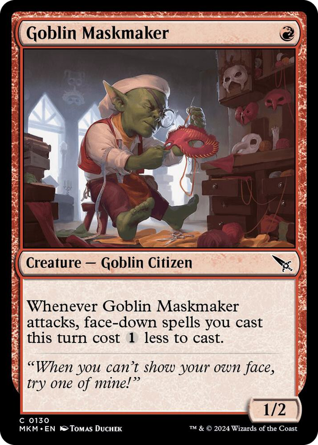 0130 Goblin Maskmaker C Murders at Karlov Manor