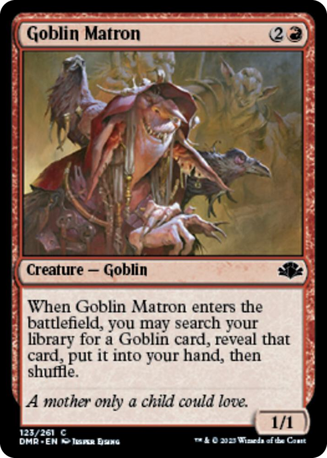 0123 Goblin Matron C Dominaria Remastered