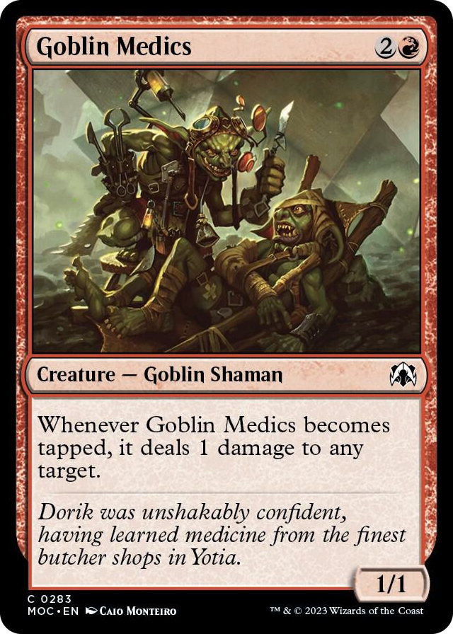 0283 Goblin Medics C Commander: March of the Machine
