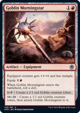 0145 Goblin Morningstar U Adventures in the Forgotten Realms