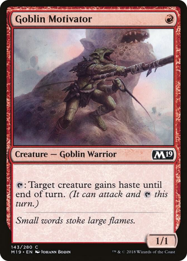 0143 Goblin Motivator C Core Set 2019