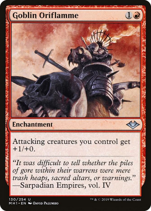 0130 Goblin Oriflamme U Modern Horizons