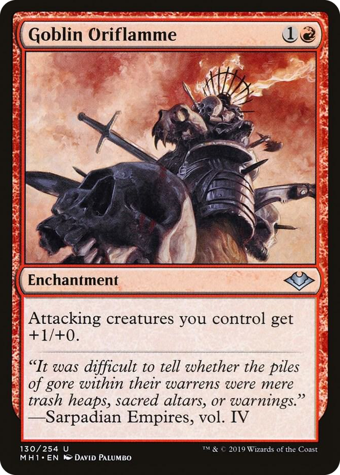 0130 Goblin Oriflamme U Modern Horizons