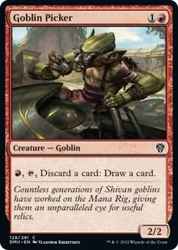 0128 Goblin Picker C Dominaria United