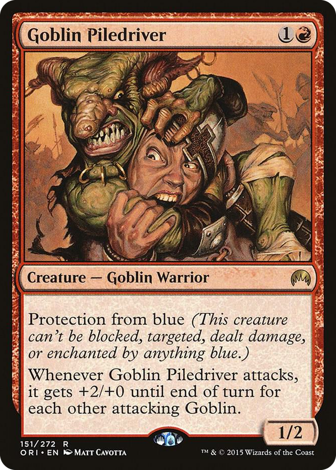 0151 Goblin Piledriver R Magic Origins
