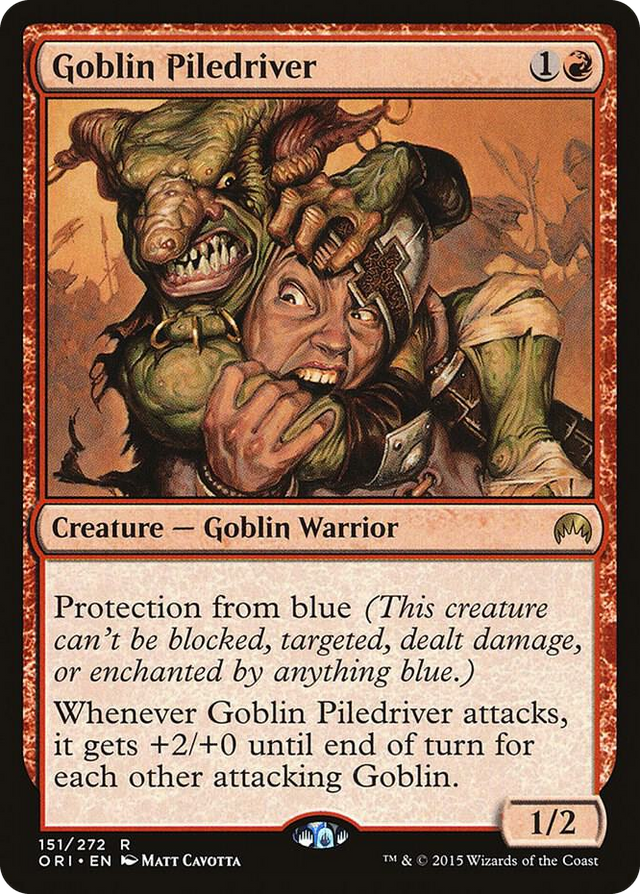 0151 Goblin Piledriver R Magic Origins