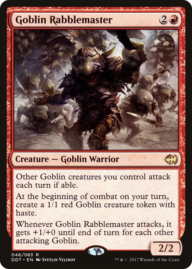 0046 Goblin Rabblemaster R Duel Decks: Merfolk vs. Goblins