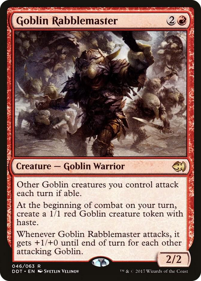 0046 Goblin Rabblemaster R Duel Decks: Merfolk vs. Goblins