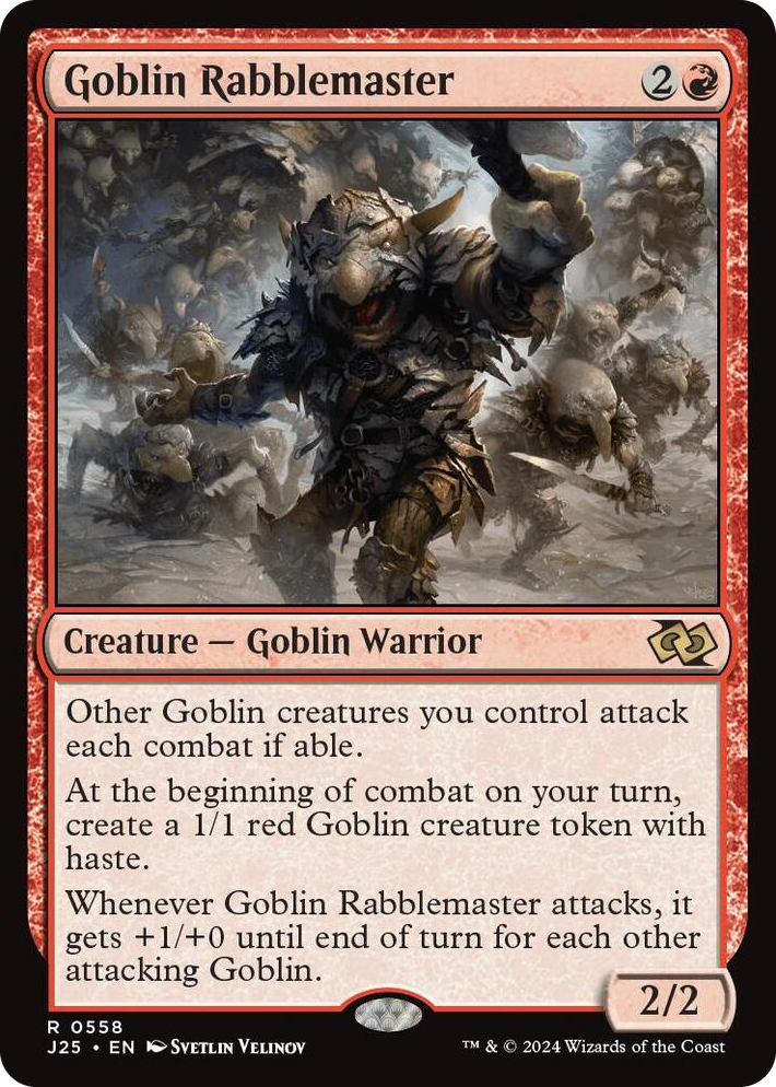 0558 Goblin Rabblemaster R Foundations Jumpstart
