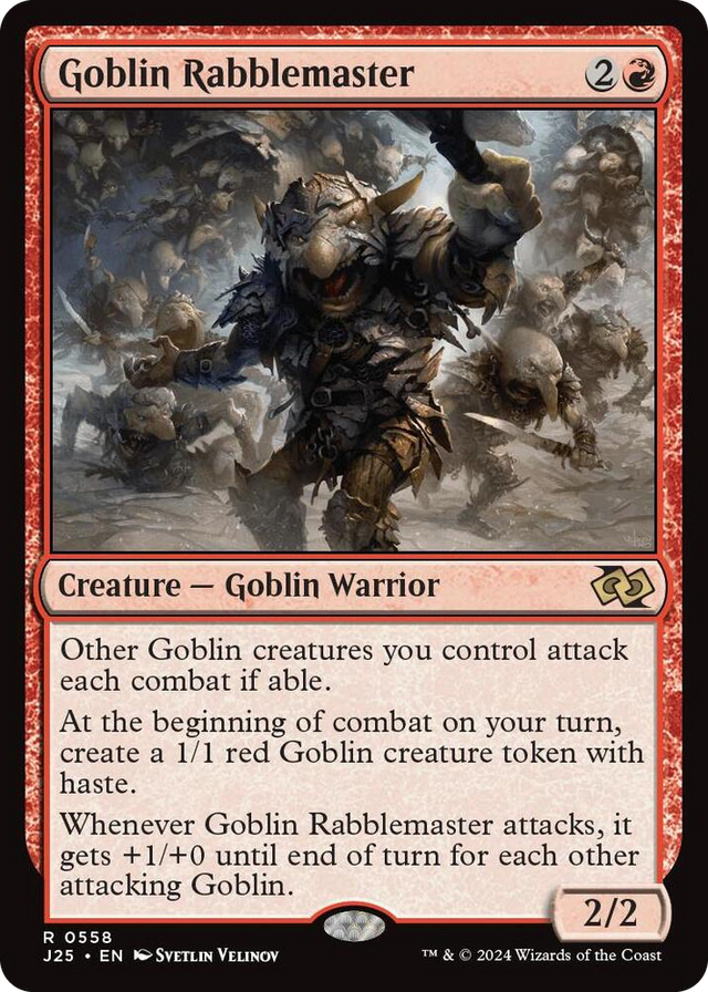 0558 Goblin Rabblemaster R Foundations Jumpstart