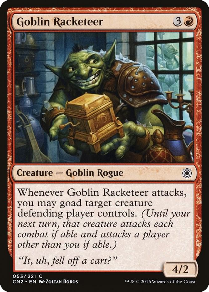 Goblin Racketeer #53 C - Conspiracy: Take the Crown Pokemon card