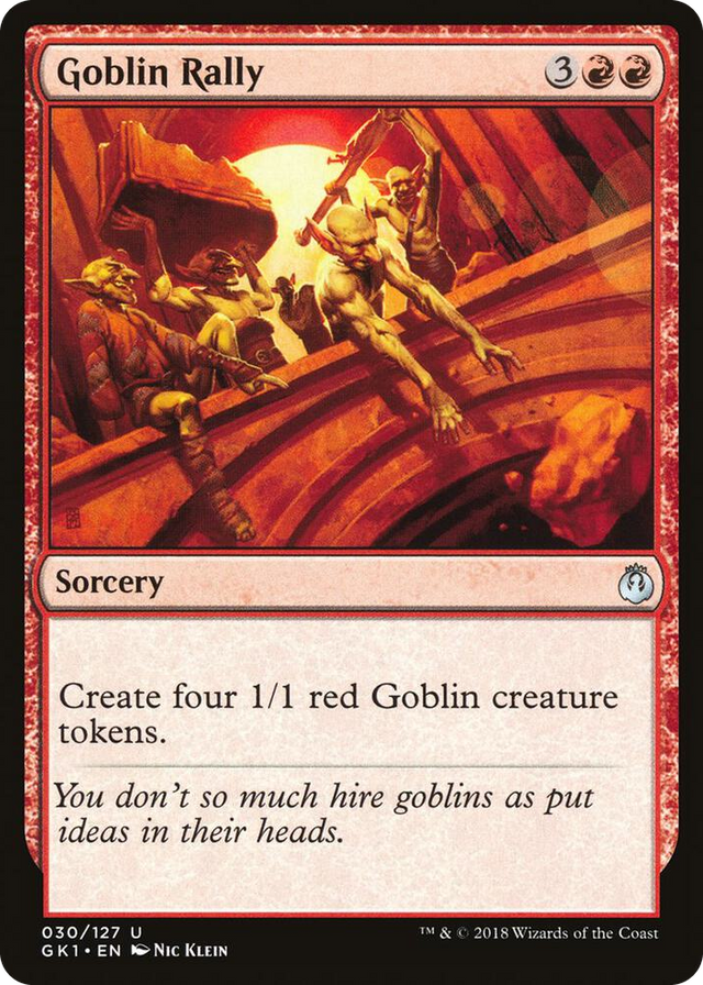 0030 Goblin Rally U Guilds of Ravnica: Guild Kits