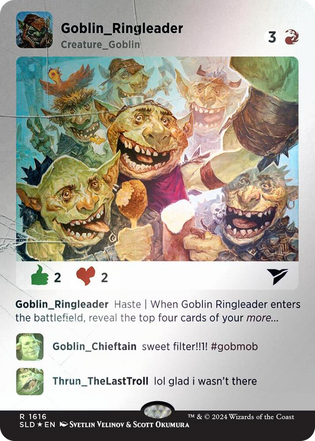 1616 Goblin Ringleader (Rainbow Foil) R Secret Lair Drop Series