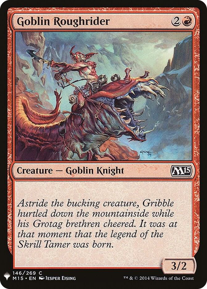 0146 Goblin Roughrider C The List Reprints