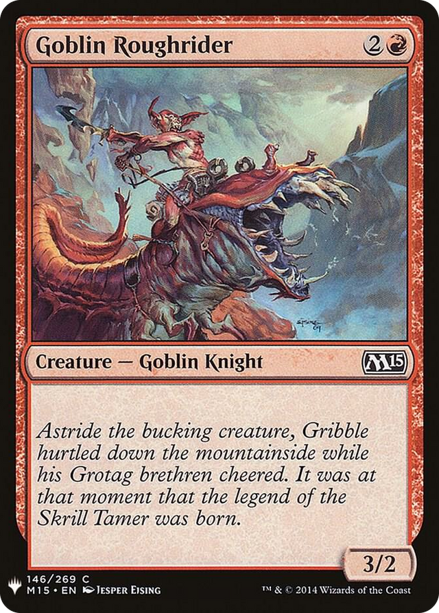 0146 Goblin Roughrider C The List Reprints