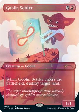 Goblin Settler #1076 R - Secret Lair Drop Series Pokemon card