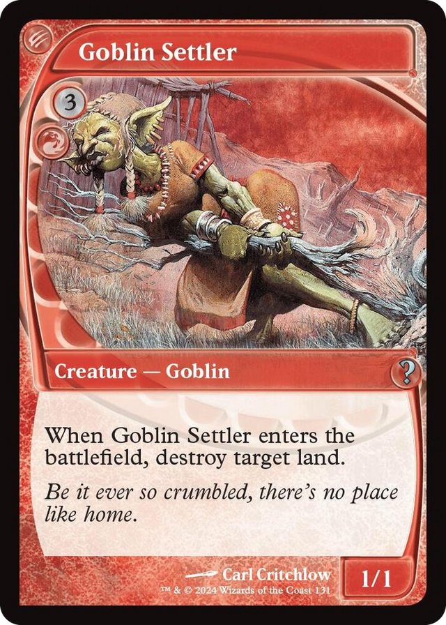 0131 Goblin Settler (Future Sight) U Mystery Booster 2