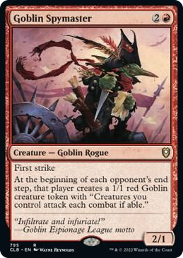 0795 Goblin Spymaster R Commander Legends: Battle for Baldur's Gate